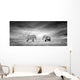 Elephant Wall Decal Panoramic
