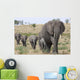 African Elephants Wall Decal