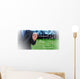 plan of soccer manager at soccer field Wall Mural