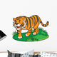 Tiger Cartoon Wall Decal