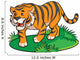 Tiger Cartoon Wall Decal