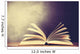 Opened book on a table. Wall Mural