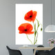 Red Poppies Wall Decal