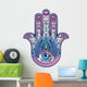 Hamsa hand with eye Wall Decal