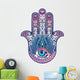 Hamsa hand with eye Wall Decal