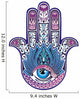 Hamsa hand with eye Wall Decal
