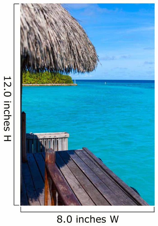Rest Paradise Maldives Cottage Wall Decal