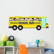 school bus trip Wall Decal
