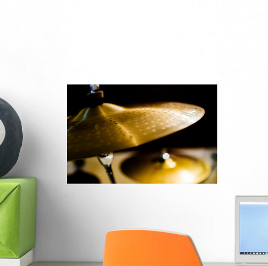 Drums, Cymbal and Instruments Wall Mural