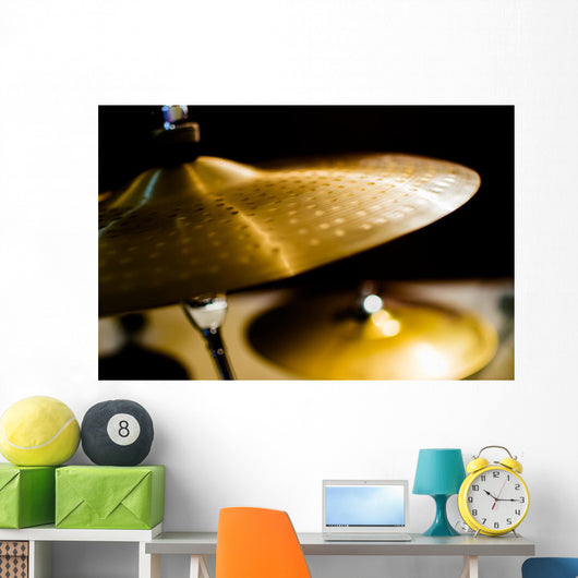 Drums, Cymbal and Instruments Wall Mural