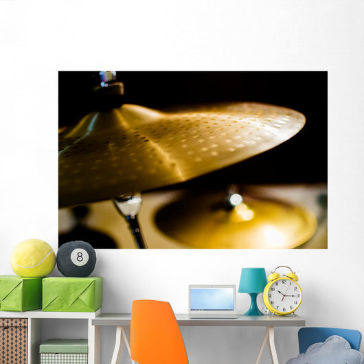Drums, Cymbal and Instruments Wall Mural