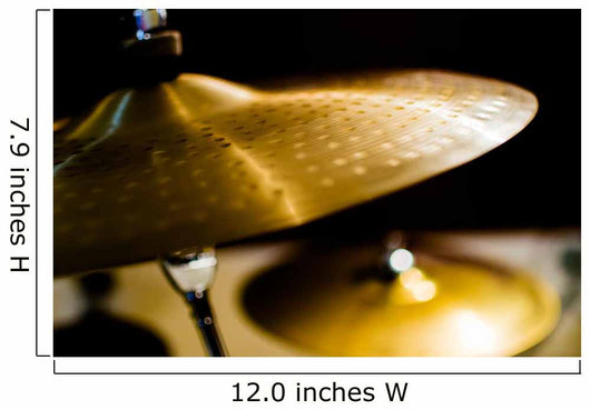 Drums, Cymbal and Instruments Wall Mural