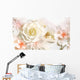 roses flower wedding background Wall Mural