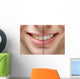 young man smile before and after teeth whitening Wall Mural