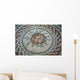 Roman Mosaic Medusa Pattern Wall Mural