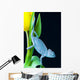 Chameleon & Tulip Wall Mural