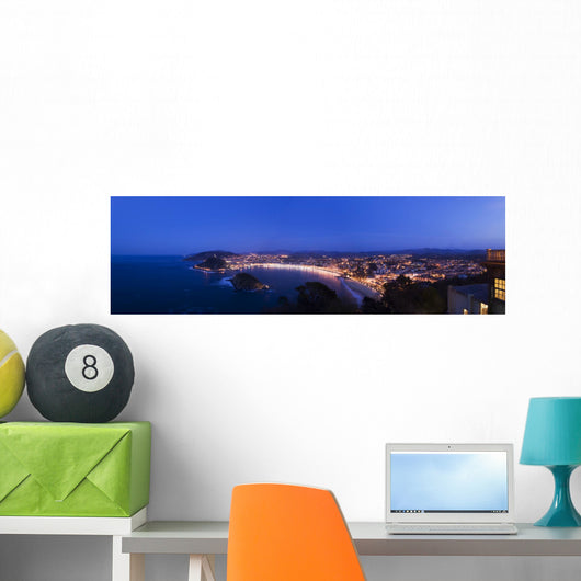 San Sebastian Panorama Wall Mural