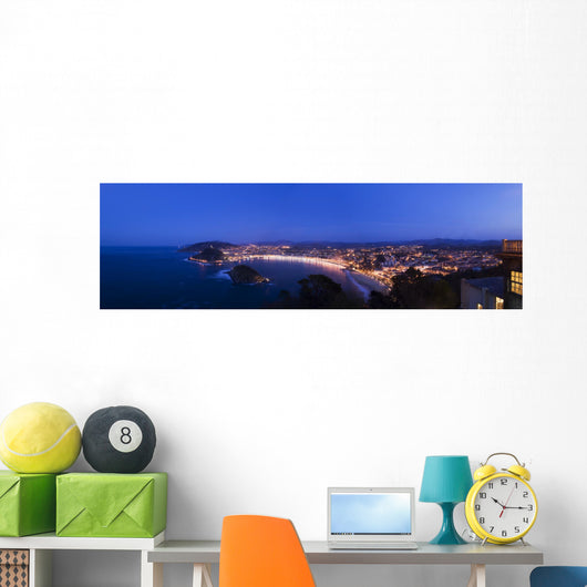San Sebastian Panorama Wall Mural