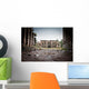 War devastation fear , scenery, wet, dirty, home town Wall Mural