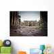 War devastation fear , scenery, wet, dirty, home town Wall Mural