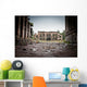 War devastation fear , scenery, wet, dirty, home town Wall Mural