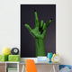 Green Hand with Black Wall Decal