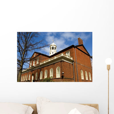Harvard University Campus In Cambridge, Massachusetts Wall Decal shown on a wall