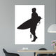 Standing Surfer Wall Decal