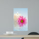 Flower and Candle Water Wall Decal