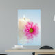 Flower and Candle Water Wall Decal