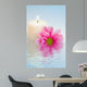 Flower and Candle Water Wall Decal
