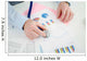 Businessman analysing a financial graph Wall Mural