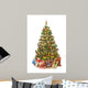 Christmas Tree with Presents Wall Decal
