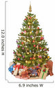Christmas Tree with Presents Wall Decal