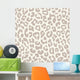 Creme Leopard Spots Wall Mural