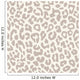 Creme Leopard Spots Wall Mural