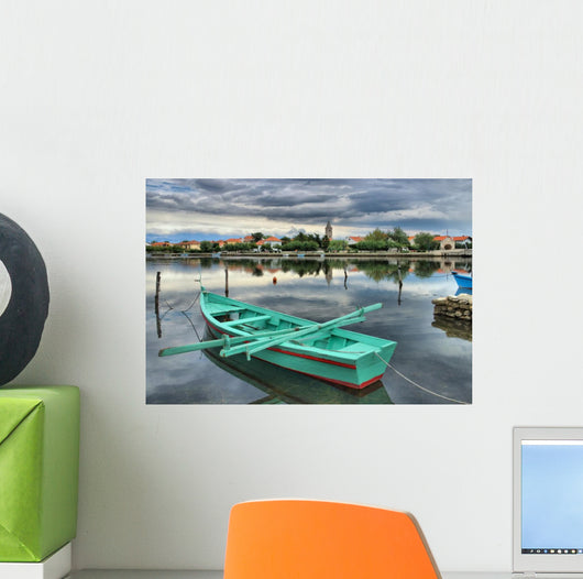 Crotia Boat Scene Wall Mural
