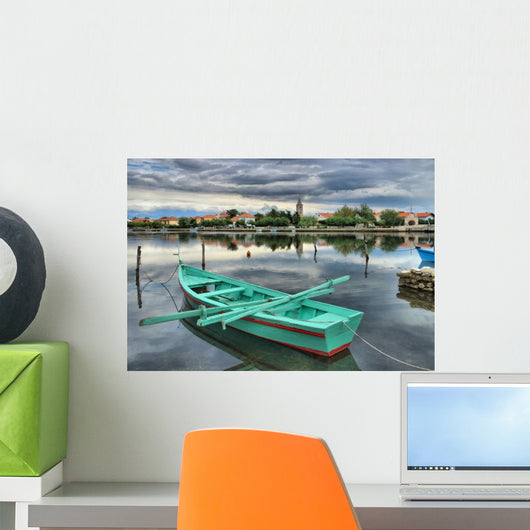 Crotia Boat Scene Wall Mural