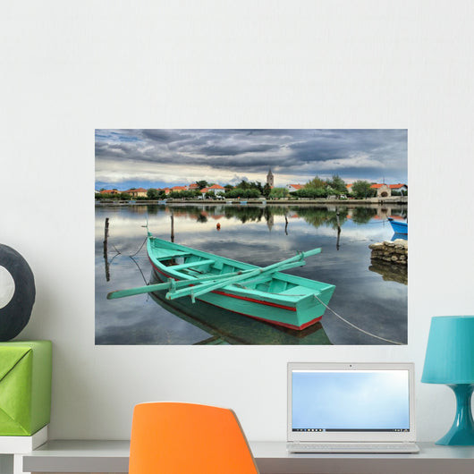Crotia Boat Scene Wall Mural