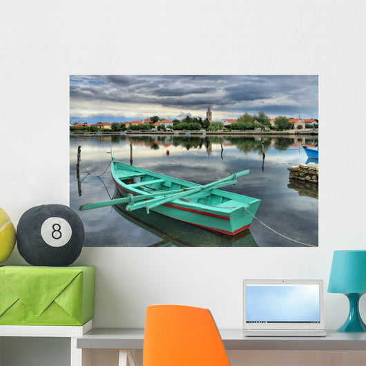 Crotia Boat Scene Wall Mural