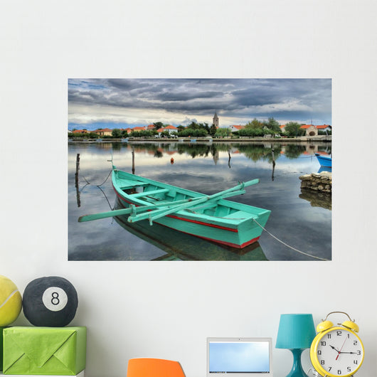 Crotia Boat Scene Wall Mural