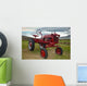 Retro Tractor Iceland Field Wall Decal
