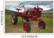 Retro Tractor Iceland Field Wall Decal