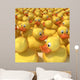 Rubber Ducks 3D Illustration Wall Decal