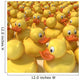 Rubber Ducks 3D Illustration Wall Decal