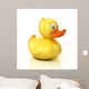 Rubber Duck 3D Illustration Wall Decal