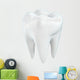 tooth 3d illustration Wall Decal