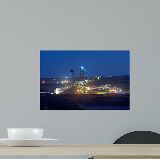 Open Pit Dusk Wall Decal