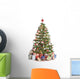 Christmas tree with presents Wall Decal