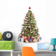 Christmas tree with presents Wall Decal
